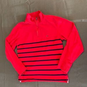 EUC Boy’s Tommy Hilfiger Quarter Zip Top -Med